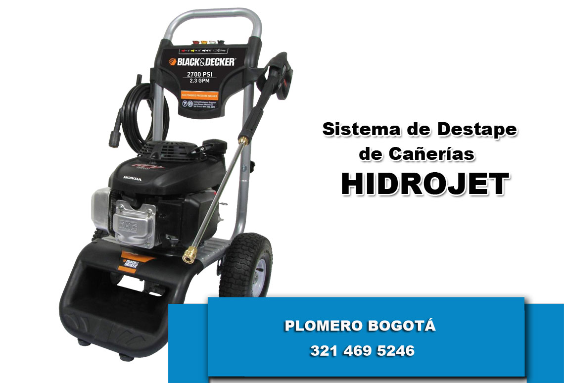 Destape de cañerías con hidrojet Destape de cañerias en bogotá